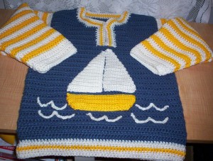 Little sailor jacket Little sailor sweater