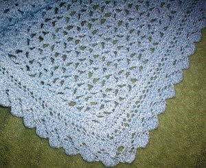 004 Handmade - Crotchet Blanket for Baby Boy