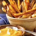 french-fries-with-mustanrd-mayonaise French Fries with Mustard Mayonaise
