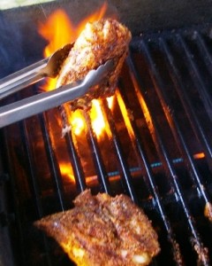 chicken_flare_up Grilling Chicken