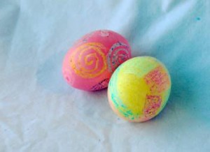 Crayon egg