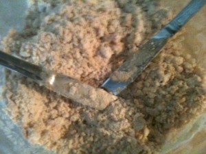 cuting in the batter