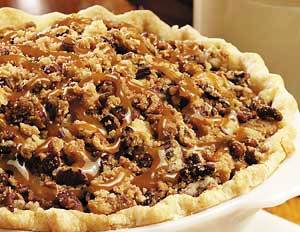 Caramel Pecan apple pie