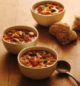 Pumpkin and pepper chowder