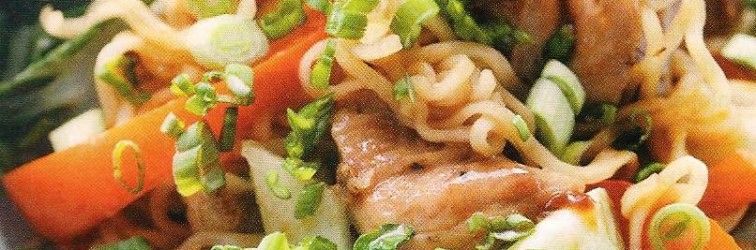 chicken noodle stir fry 001