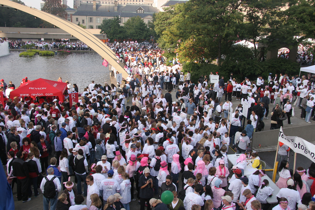 Breast cancer blog The Canadian Breast Cancer Foundation walk - Toronto.